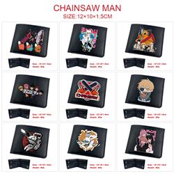 chainsaw man anime wallet 12*10*1.5cm