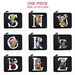 One piece anime wallet 12*10*2.5cm