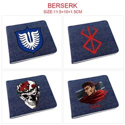 Berserk anime wallet 11.5*10*1.5cm