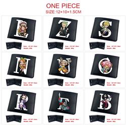 One piece anime wallet 12*10*1.5cm