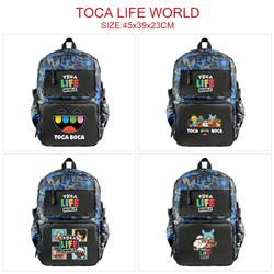 Toca life world anime Backpack bag