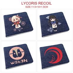 Lycoris Recoil  anime wallet 11.5*10*1.5cm