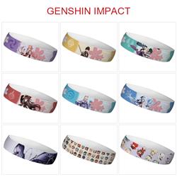 Genshin Impact anime sweatband