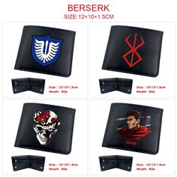 Berserk anime wallet 12*10*1.5cm