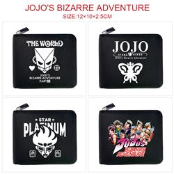 JoJos Bizarre Adventure anime wallet 12*10*2.5cm
