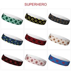 Superhero anime sweatband