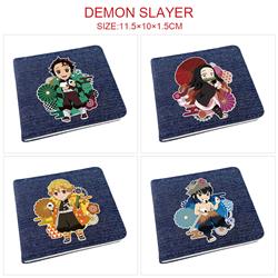 demon slayer kimets anime wallet 11.5*10*1.5cm