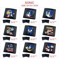 Sonic anime wallet 12*10*1.5cm