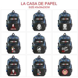 La casa de papel anime Backpack bag