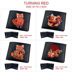 Turning Red anime wallet 12*10*1.5cm