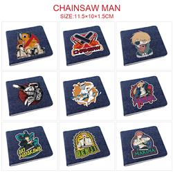 chainsaw man anime wallet 11.5*10*1.5cm