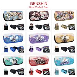 Genshin Impact anime pencil bag 20*9*6.5cm