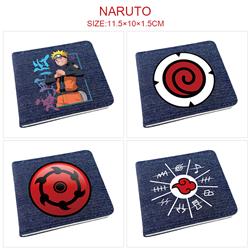 Naruto anime wallet 11.5*10*1.5cm