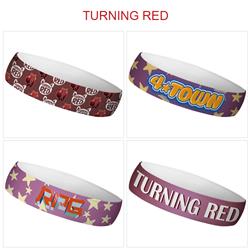 Turning Red anime sweatband