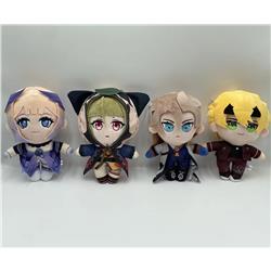 Genshin Impact anime plush doll 18cm 4pcs a set