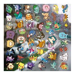 Pokemon anime 3D sticker price for a set of 51-53 pcs