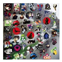 Code Geass anime 3D sticker price for a set of 51 pcs