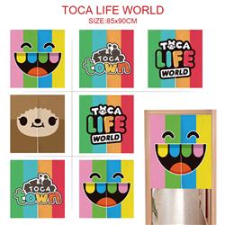 Toca life world anime door curtain 85*90cm