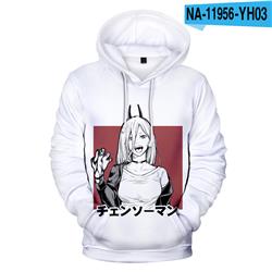 chainsaw man anime hoodie