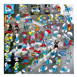 The Smurfs anime 3D sticker price for a set of 52pcs