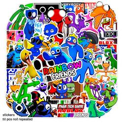 rainbow friends anime waterproof stickers (50pcs a set)