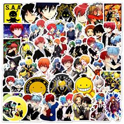 Assassination Classroom anime waterproof stickers (50pcs a set)