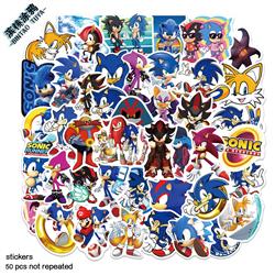 Sonic anime waterproof stickers (50pcs a set)