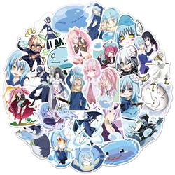 That Time I Got Reincarnated as a Slime anime waterproof stickers (50pcs a set)