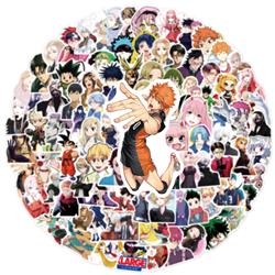 anime waterproof stickers (100pcs a set)