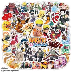 Naruto anime waterproof stickers (50pcs a set)