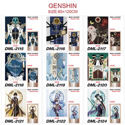 Genshin Impact anime door curtain 85*120cm