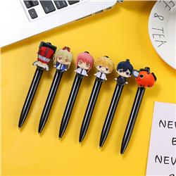 chainsaw man anime ball pen