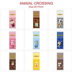 Animal Crossing anime wallscroll 25*70cm price for 5 pcs