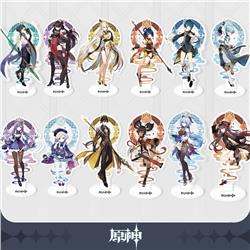 Genshin Impact anime Standing Plates 10cm