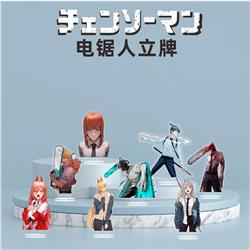 chainsaw man anime Standing Plates 10-12cm