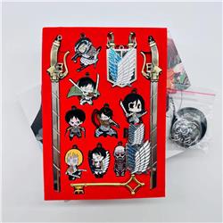 Attack On Titan anime keychain price for a set of 14 pcs