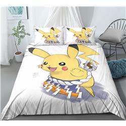 Pokemon anime bed sheet set 200*220cm