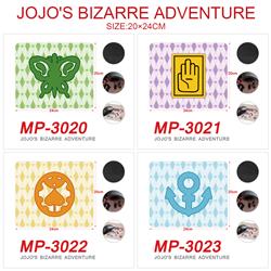 JoJos Bizarre Adventure anime Mouse pad 20*24cm price for a set of 5 pcs