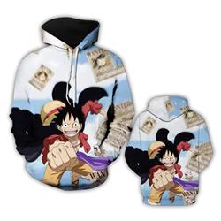 One piece anime hoodie