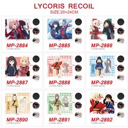 Lycoris Recoil  anime Mouse pad 20*24cm price for a set of 5 pcs