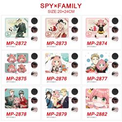 SPY×FAMILY anime Mouse pad 20*24cm price for a set of 5 pcs