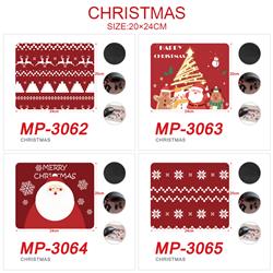 Christmas anime Mouse pad 20*24cm price for a set of 5 pcs