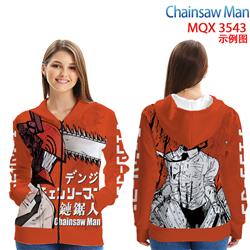 chainsaw man anime hoodie