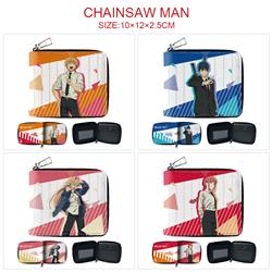 chainsaw man anime wallet 10*12*2.5cm