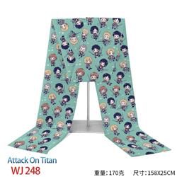 Attack On Titan anime scarf 158*25cm