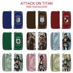 Attack On Titan anime wallet 19*9.9*2.5cm