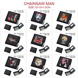 chainsaw man anime wallet 12*10*1.5cm