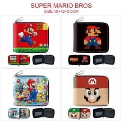 super Mario anime wallet 10*12*2.5cm
