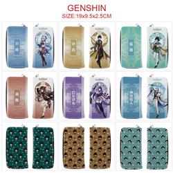 Genshin Impact anime wallet 19*9.9*2.5cm