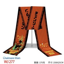 chainsaw man anime scarf 158*25cm